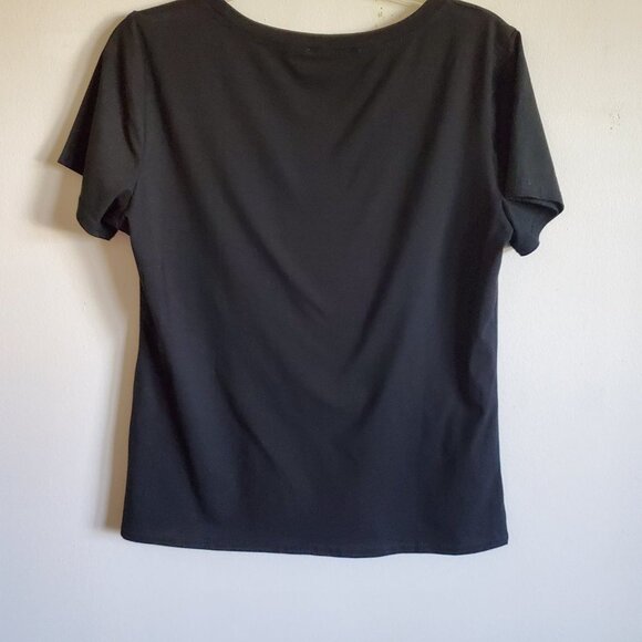 Silver Fox Red Lip Tee Sequined Beaded - Picture 2 of 7